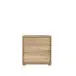 Nachtkommode >ARANK< in Mauvella Eiche Dekor - 43,4x43,3x41,7cm (BxHxT)
