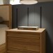Nachtkommode >ARANK< in Mauvella Eiche Dekor - 43,4x43,3x41,7cm (BxHxT)