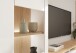 Highboard >DURAOAK< in Weiss Glanz / Wildeiche Dekor - 96,4x147,4x41,6cm (BxHxT)