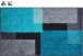 Badematte >ATALA< in türkis, 100% Polyacryl SUPERSOFT - 120x70x2cm (LxBxH)