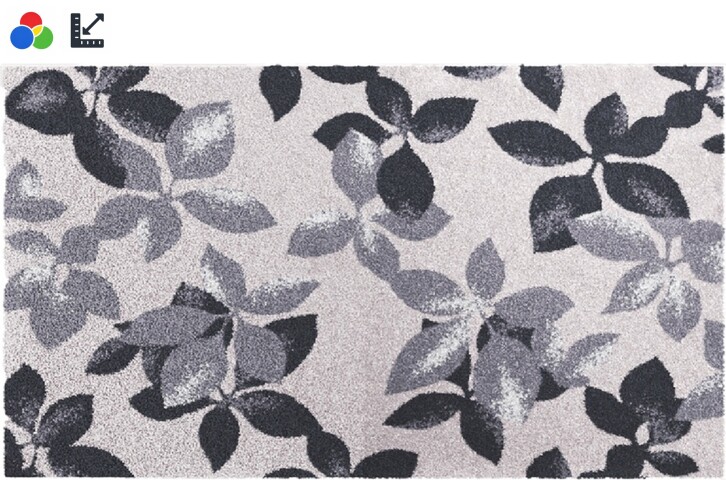 Badematte >UMBRIA< in taupe, 100% Polyacryl SUPERSOFT - 100x60x1,8cm (LxBxH)