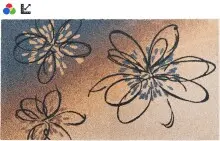 Badematte >LUSIA< in taupe, 100% Polyacryl...