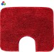 Badematte >MELANGE< in rubin, 100% Polyacryl ULTRASOFT - 60x50x2,7cm (LxBxH)