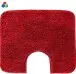 Badematte >MELANGE< in rubin, 100% Polyacryl ULTRASOFT - 60x50x2,7cm (LxBxH)