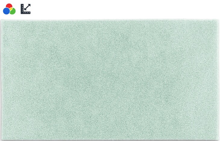 Badematte >MOLENA< in salbei, 100% Polyester MAGICSOFT - 120x70x2,8cm (LxBxH)