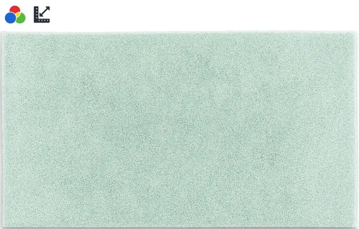 Badematte >MOLENA< in salbei, 100% Polyester MAGICSOFT - 120x70x2,8cm (LxBxH)