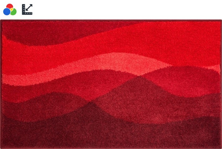 Badematte >HILLS< in verschiedenen Farben und Größen, 100% Polyacryl SUPERSOFT