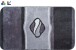 Badematte >JEWEL< in anthrazit, 100% Polyacryl ULTRASOFT - 120x70x2,4cm (LxBxH)