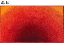 Badematte >SUNSHINE< in orange, 100% Polyacryl...