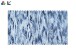 Badematte >LEONIE< in denim blue - 115x65x1,5 (LxBxH)