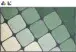 Badematte >SHANGA< in grün, 100% Polyacryl SUPERSOFT - 120x70x2cm (LxBxH)