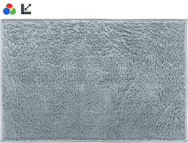 Badematte >MARLA< in salbei, 100% Baumwolle - 140x80x1,7cm (LxBxH)