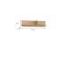 Wandboard >ARANK< in Mauvella Eiche Dekor - 120x29x21,5cm (BxHxT)
