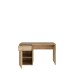 Schreibtisch >ARANK< in Mauvella Eiche Dekor / Sand - 130x76x60cm (BxHxT)
