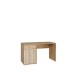Schreibtisch >ARANK< in Mauvella Eiche Dekor / Sand - 130x76x60cm (BxHxT)