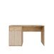 Schreibtisch >ARANK< in Mauvella Eiche Dekor / Sand - 130x76x60cm (BxHxT)
