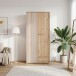 Drehtürenschrank >ARANK< in Mauvella Eiche Dekor / Sand - 93,1x200,1x58,7cm (BxHxT)