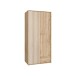 Drehtürenschrank >ARANK< in Mauvella Eiche Dekor / Sand - 93,1x200,1x58,7cm (BxHxT)
