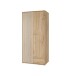 Drehtürenschrank >ARANK< in Mauvella Eiche Dekor / Sand - 93,1x200,1x58,7cm (BxHxT)