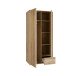 Drehtürenschrank >ARANK< in Mauvella Eiche Dekor / Sand - 93,1x200,1x58,7cm (BxHxT)