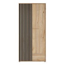 Drehtürenschrank >ARANK< in Mauvella Eiche...