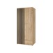 Drehtürenschrank >ARANK< in Mauvella Eiche Dekor / Schwarz - 93,1x200,1x58,7cm (BxHxT)