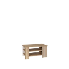 Couchtisch >ARANK< in Mauvella Eiche Dekor / Sand - 100x50x60cm (BxHxT)