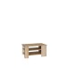 Couchtisch >ARANK< in Mauvella Eiche Dekor / Sand - 100x50x60cm (BxHxT)