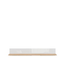 Wandboard >DURAOAK< in Weiss Glanz  / Wildeiche...