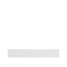 Wandboard >DURAOAK< in Weiss Glanz  / Wildeiche Dekor - 160x25,6x21,9cm (BxHxT)