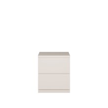 Nachtkommode >LISSON< in Sand - 41,8x49,3x42,2cm...