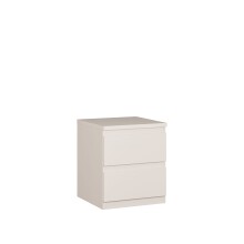 Nachtkommode >LISSON< in Sand - 41,8x49,3x42,2cm (BxHxT)
