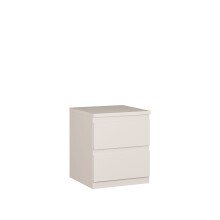Nachtkommode >LISSON< in Sand - 41,8x49,3x42,2cm (BxHxT)
