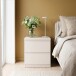 Nachtkommode >LISSON< in Sand - 41,8x49,3x42,2cm (BxHxT)