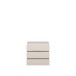 Schubkastenkommode >LISSON< in Sand - 77,2x79,8x42,2cm (BxHxT)