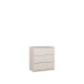 Schubkastenkommode >LISSON< in Sand - 77,2x79,8x42,2cm (BxHxT)
