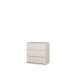 Schubkastenkommode >LISSON< in Sand - 77,2x79,8x42,2cm (BxHxT)