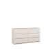 Schubkastenkommode >LISSON< in Sand - 153,5x79,9x42,2cm (BxHxT)
