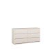 Schubkastenkommode >LISSON< in Sand - 153,5x79,9x42,2cm (BxHxT)
