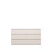 Schubkastenkommode >LISSON< in Sand - 153,5x79,9x42,2cm (BxHxT)