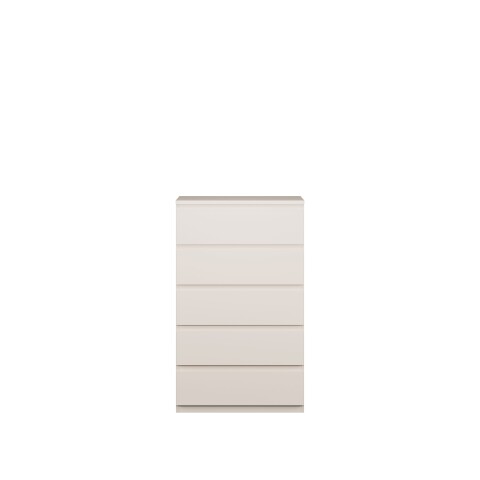 Schubkastenkommode >LISSON< in Sand - 77,2x128x42,2cm (BxHxT)