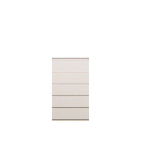 Schubkastenkommode >LISSON< in Sand - 77,2x128x42,2cm (BxHxT)