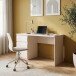Schreibtisch >LISSON< in Sand - 120x75,3x60cm (BxHxT)