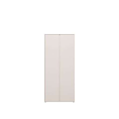 Drehtürenschrank >LISSON< in Weiss - 86,2x193,7x60,2cm (BxHxT)