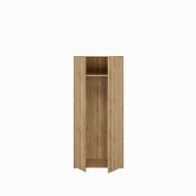 Drehtürenschrank >LISSON< in Mauvella Eiche Dekor - 86,2x193,7x60,2cm (BxHxT)