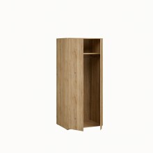 Drehtürenschrank >LISSON< in Mauvella Eiche Dekor - 86,2x193,7x60,2cm (BxHxT)