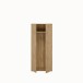 Drehtürenschrank >LISSON< in Mauvella Eiche Dekor - 86,2x193,7x60,2cm (BxHxT)