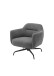Drehsessel >Tajo< Loungesessel 360° drehbar, anthrazit - 75x70x74cm (BxHxT)