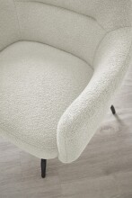 Drehsessel >Tajo< Loungesessel 360° drehbar, creme - 75x70x74cm (BxHxT)