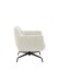 Drehsessel >Tajo< Loungesessel 360° drehbar, creme - 75x70x74cm (BxHxT)